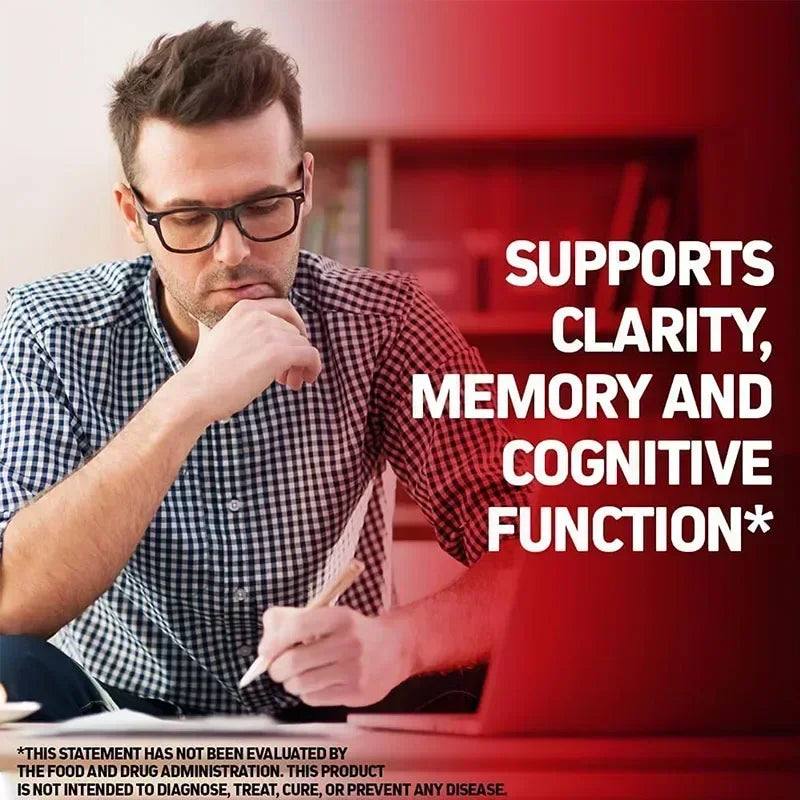 Korean Red Panax Ginseng Supplement - Enhances Endurance and Mood Balance Strong for Energy and Focus - 120 Capsules