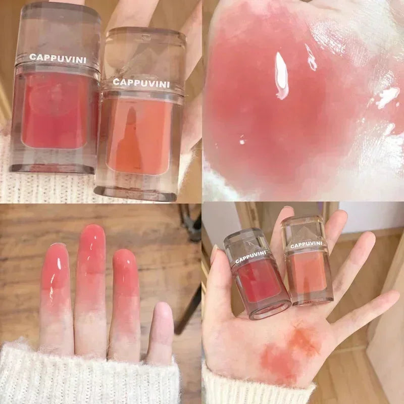Ice Mountain Lip Gloss Honey Lip Oil Crystal Jelly Lip Glaze Moisturizing Transparent Waterproof Liquid Lips Makeup Cosmetics