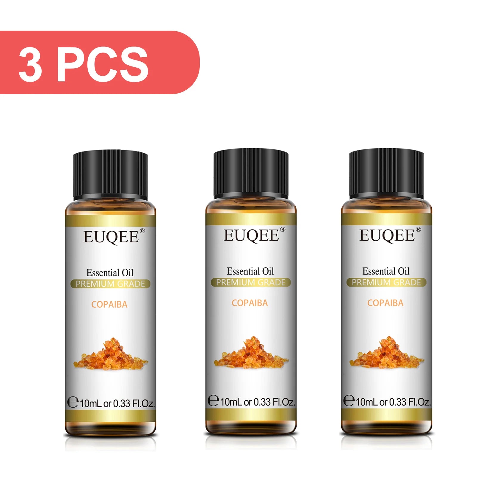 EUQEE 3PCS 10ml Pure Plant Essential Aromatherapy Oils Sandalwood Cedarwood Citronella Cinnamon Aroma for Humidifiers Diffusers