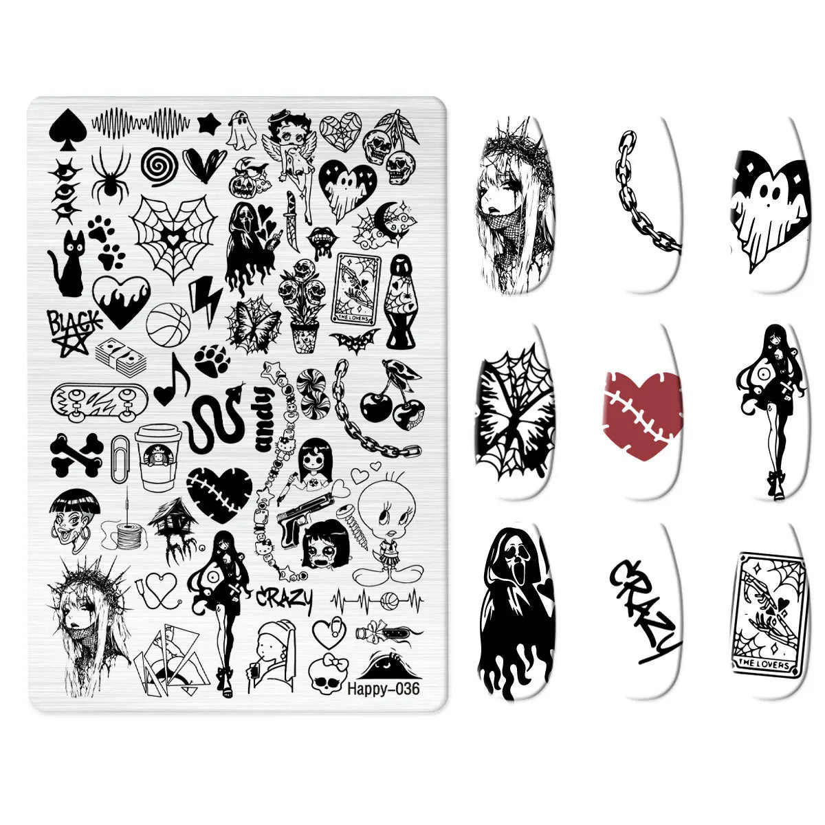 Maple Leaf Nail Stamping Plates Autumn Winter Leaves Design Polish Stencil Nail Printing Stamp Image Manicure Mold Stencil Tool