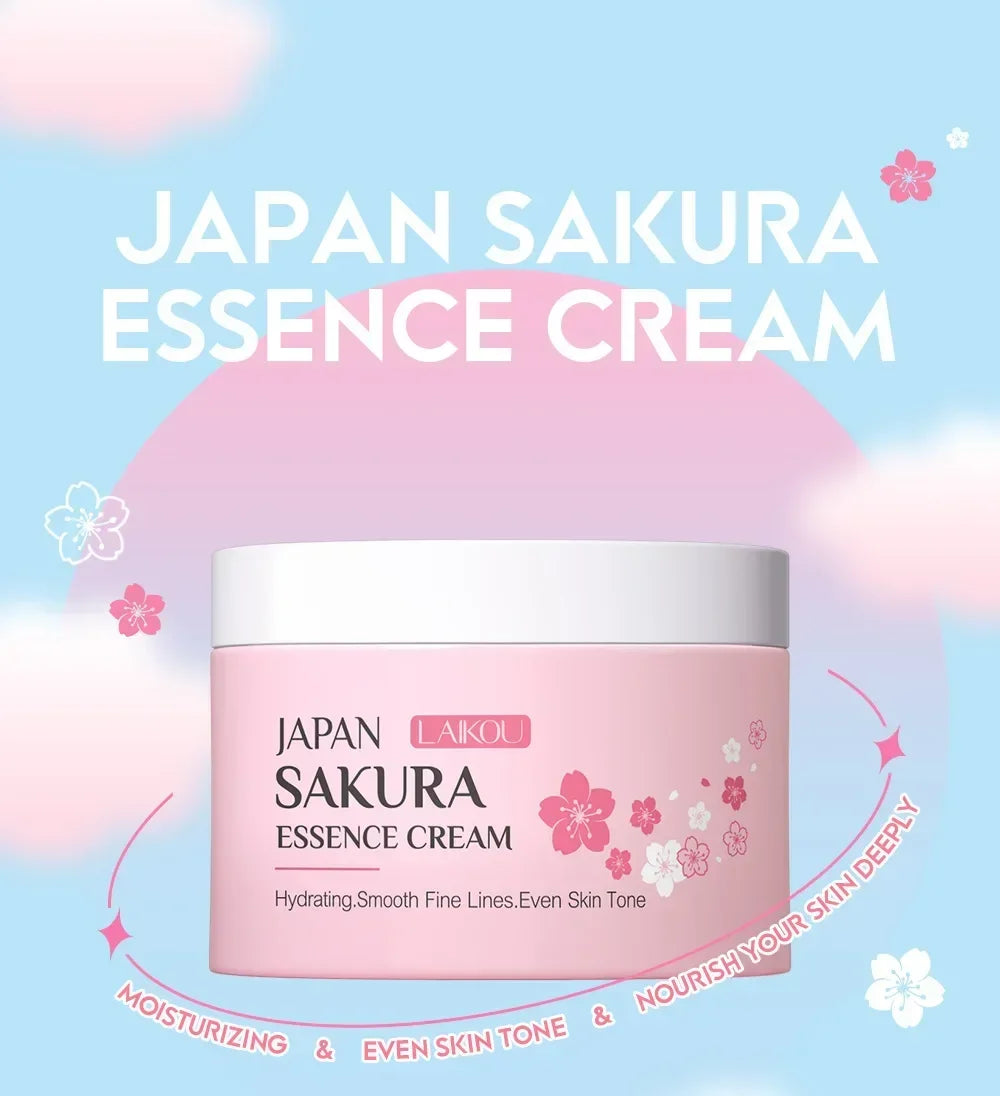 LAIKOU Sakura Hydrating cream Moisturizer Whitening Nourishing Oil Control Moisturizing & Repairing Deep Hydration Lock Gentle