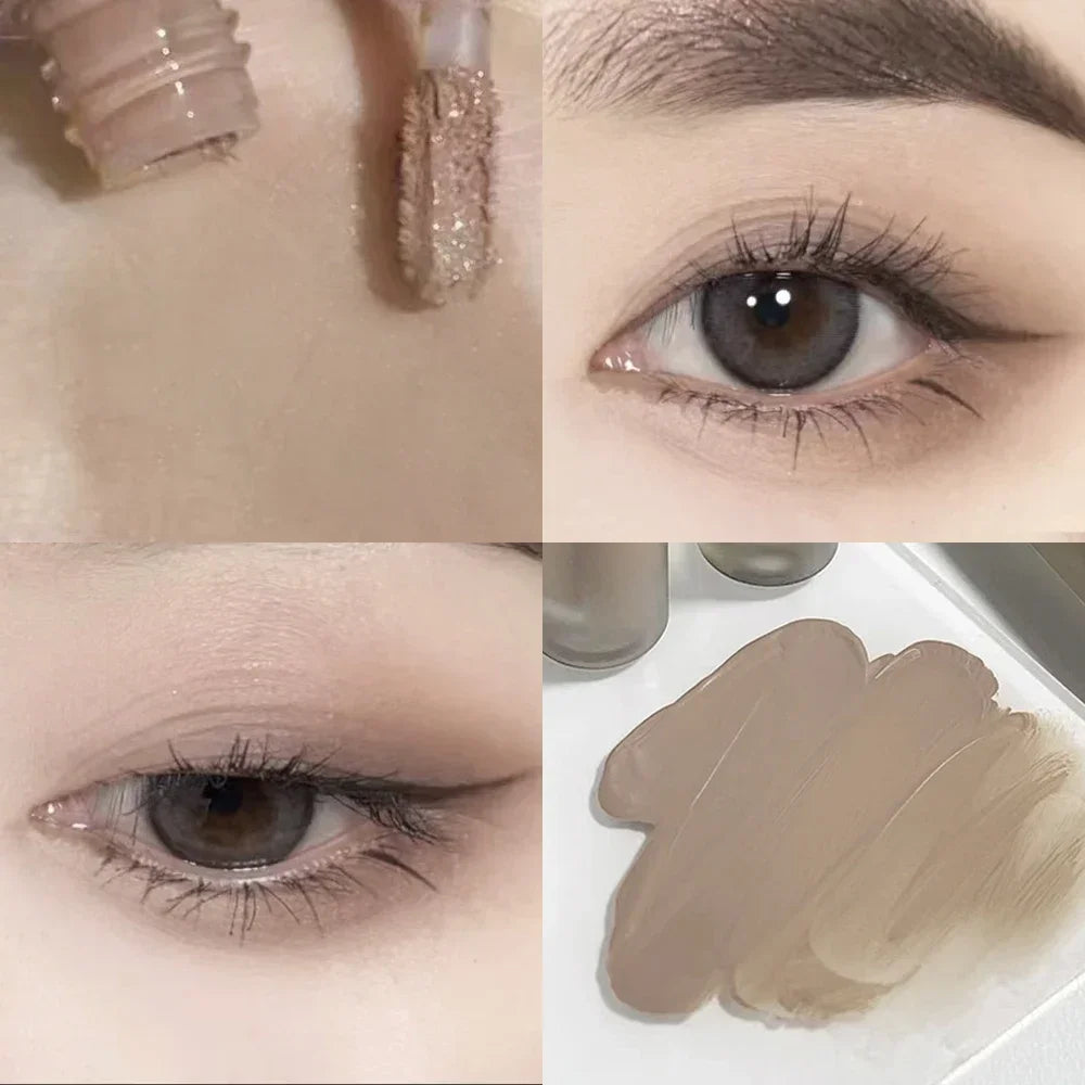 soft matte liquid eyeshadow waterproof brightening natural repair monochrome eyeshadow