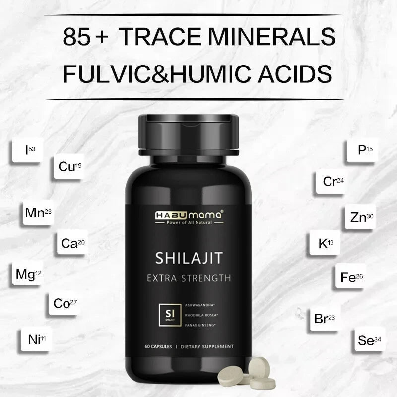 Male Enhancing Supplement with Natural shilajit, Strength and Endurance, Boost Performance, Supports Reproductive Health