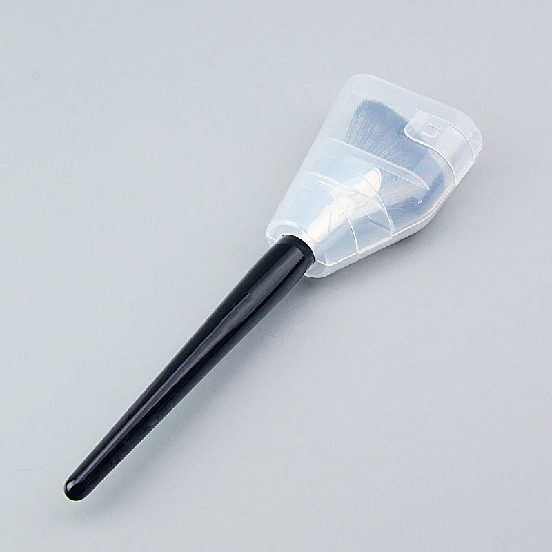 LOYBJ Face Contour Makeup Brushes Fan-shaped Professional Powder Blush Highlighter Bronzer V Face Silhouette Cosmetic Brush Tool