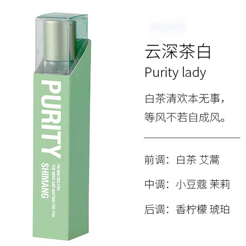 Women Roll-on Perfume Delicate Energetic Pheromone Love Attracts Lightly Scented Portable Perfume for Neck Ears Wrists Chest
