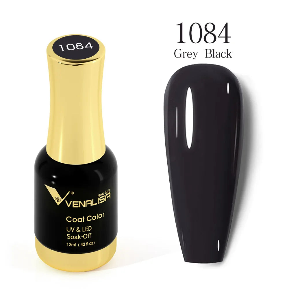 #1004 VENALISA Nail Gel Polish Hema TPO Free Semi Permanent Jelly Nude Pink Color Soak Off UV LED Ultra Diamond Varnish 12ml