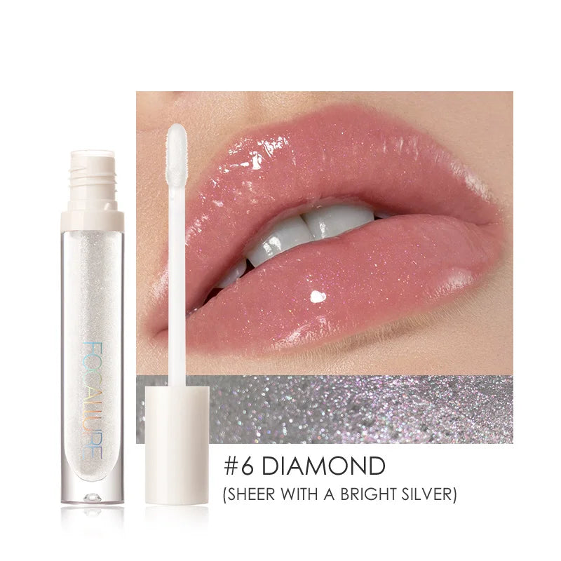 Wholesale FOCALLURE Makeup Lip Gloss Moisturizing Long Lasting Juicy Jelly Lip Tint Shiny Transparent Lipgloss Women's Cosmetics