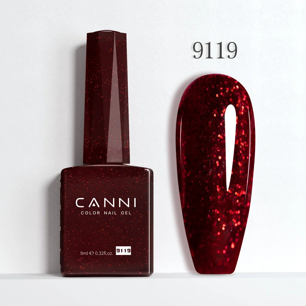 9ml CANNI HEMA/TPO FREE Nude Pink Color Nail Gel Polish Full Coverage Semi Permanent Long Wear Top Coat Venalisa Gel Varnish