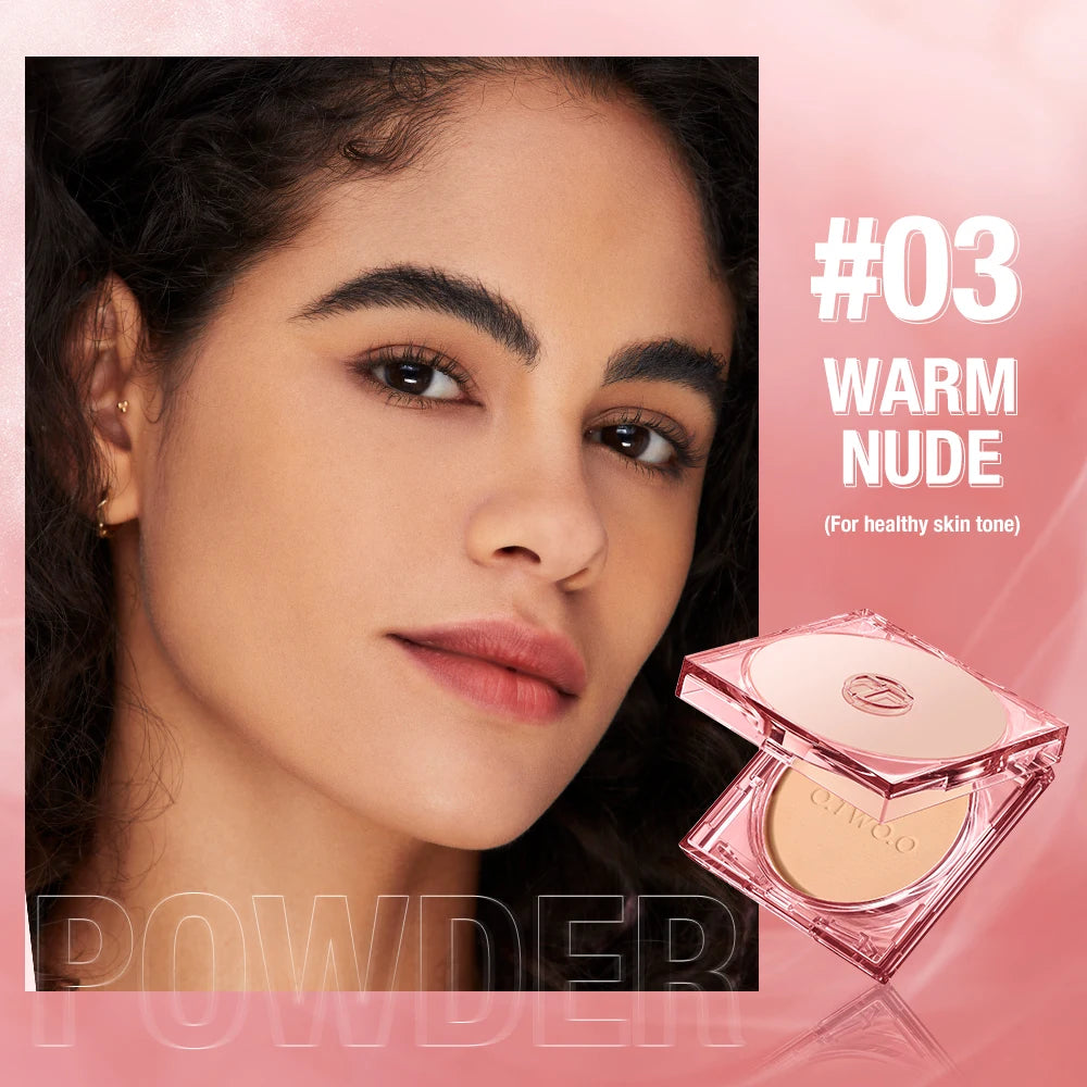 Wholesale O.TWO.O Face Powder 24 Hours Oil-control Waterproof Matte Face Makeup Cosmetic Setting Compact Powder