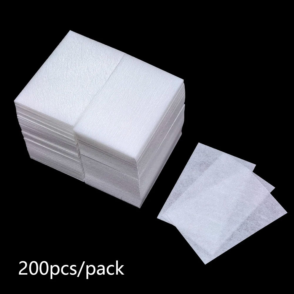 Lint Free Nail Wipes Nail Polish Remover Eyelash Extension Glue Cleaning Wipes Absorbent Soft Removal Tool for Nail Art