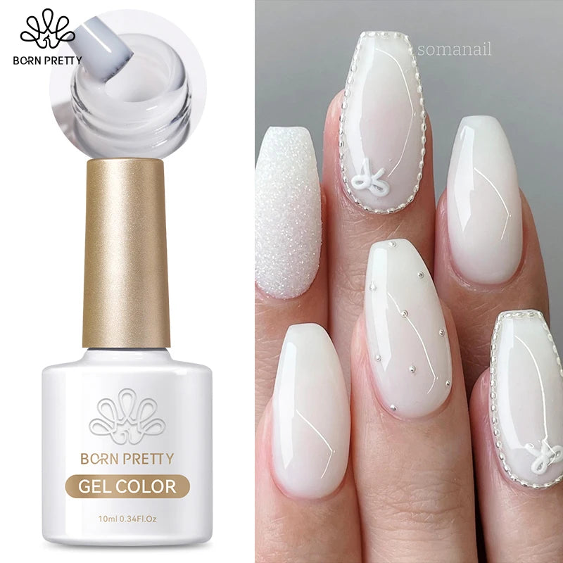 BORN PRETTY Metal 10ml Watercolor Nail Polish Air Dry Marble Nail Polish Gradient Ink for Painting Manicure DIY at Home