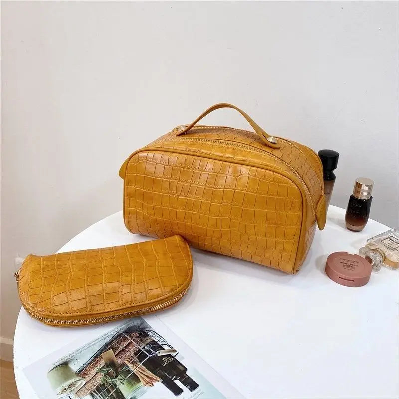 Large-capacity Cosmetic Storage Bag Waterproof Simple Washing Carry-on Portable Female Organizer Travel Toiletries Makeup Bag