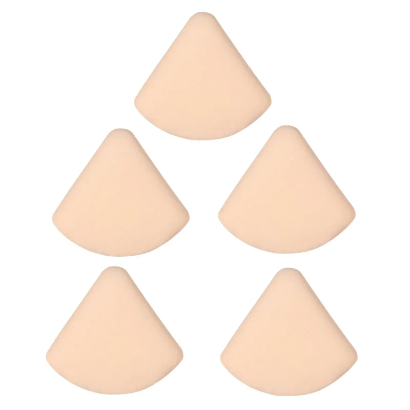 1/5/10PCS Triangle Shape Makeup Sponge Puff Dry Wet Dual-use Soft Cotton Candy Air Cushion Foundation Powder Puff