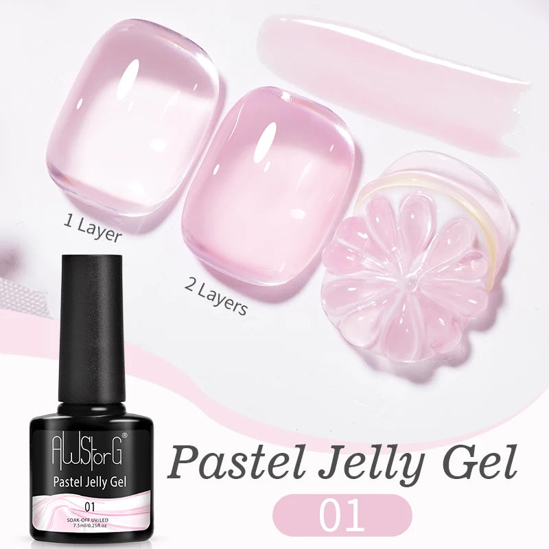 AWStorG 7.5ML Golden Gradient Cat Eye Magnetic Gel Sparkling Glitter Nail Polish Semi Permanent UV Nail Art No Need Base Color