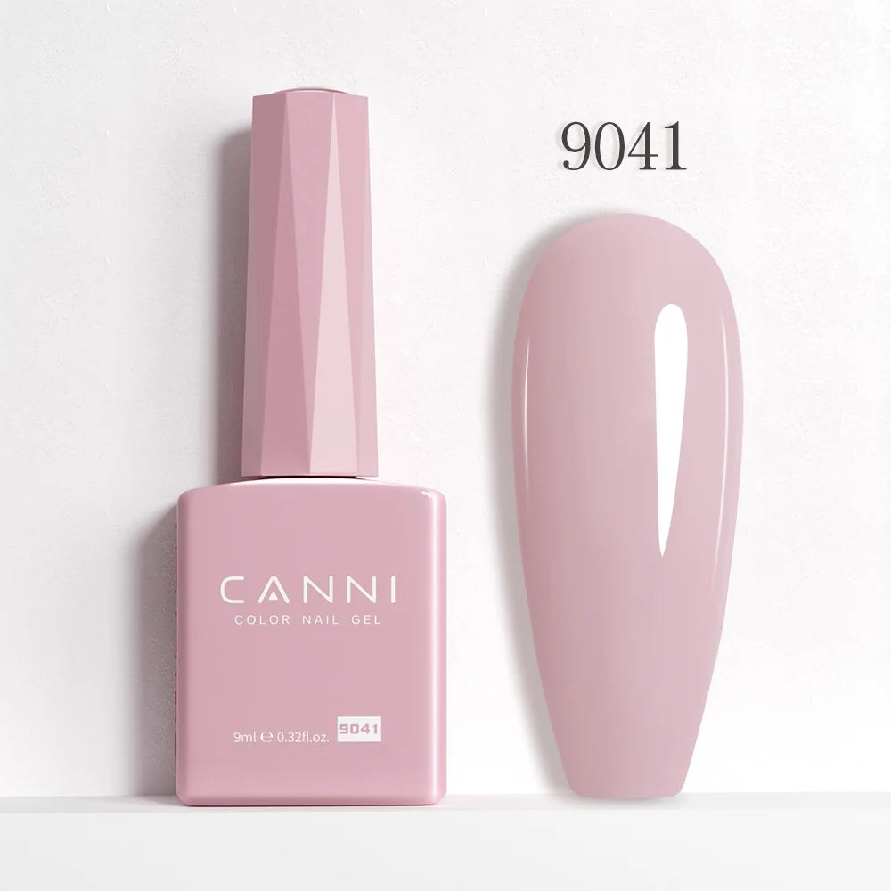 9ml CANNI HEMA/TPO FREE Nude Pink Color Nail Gel Polish Full Coverage Semi Permanent Long Wear Top Coat Venalisa Gel Varnish