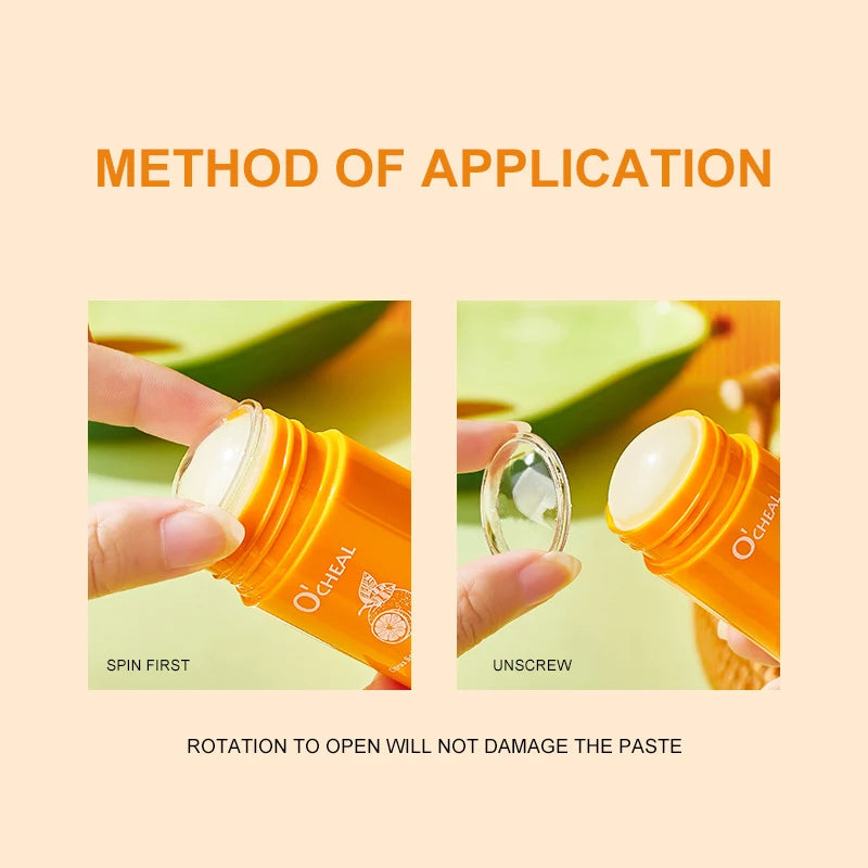 Ocheal Portable Avocado Makeup Remover Deep Cleaning Balm Gel Cream Stick Moisturizing Skin Care