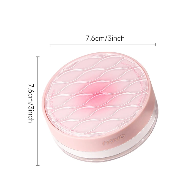 Setting Powder, Lightweight Oil-Control Powder Without Oil, Semi-Transparent, Firming Powder, 24-Hour Shine Control Powder