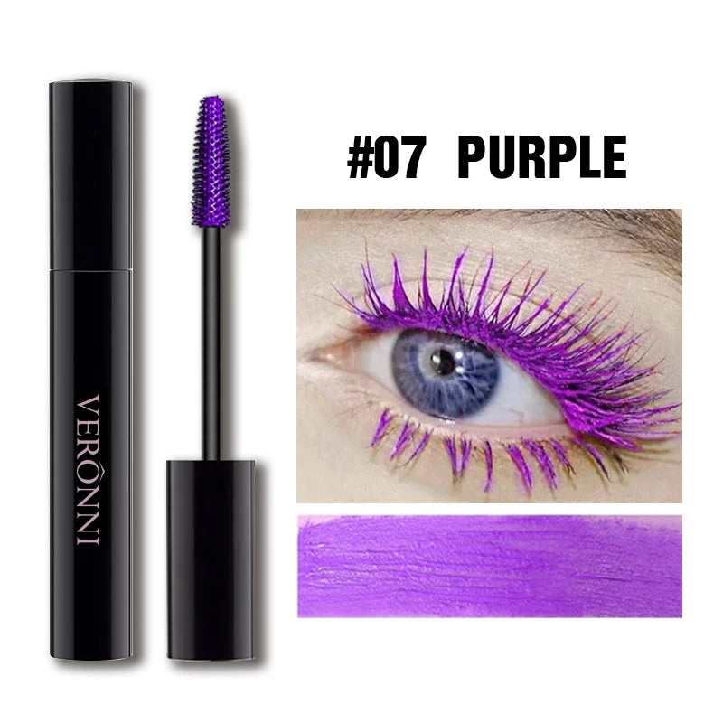 3D Mascara Lengthening Black Lash Eyelash Extension Eye Lashes Brush Beauty Makeup Long-wearing Gold Color Mascara