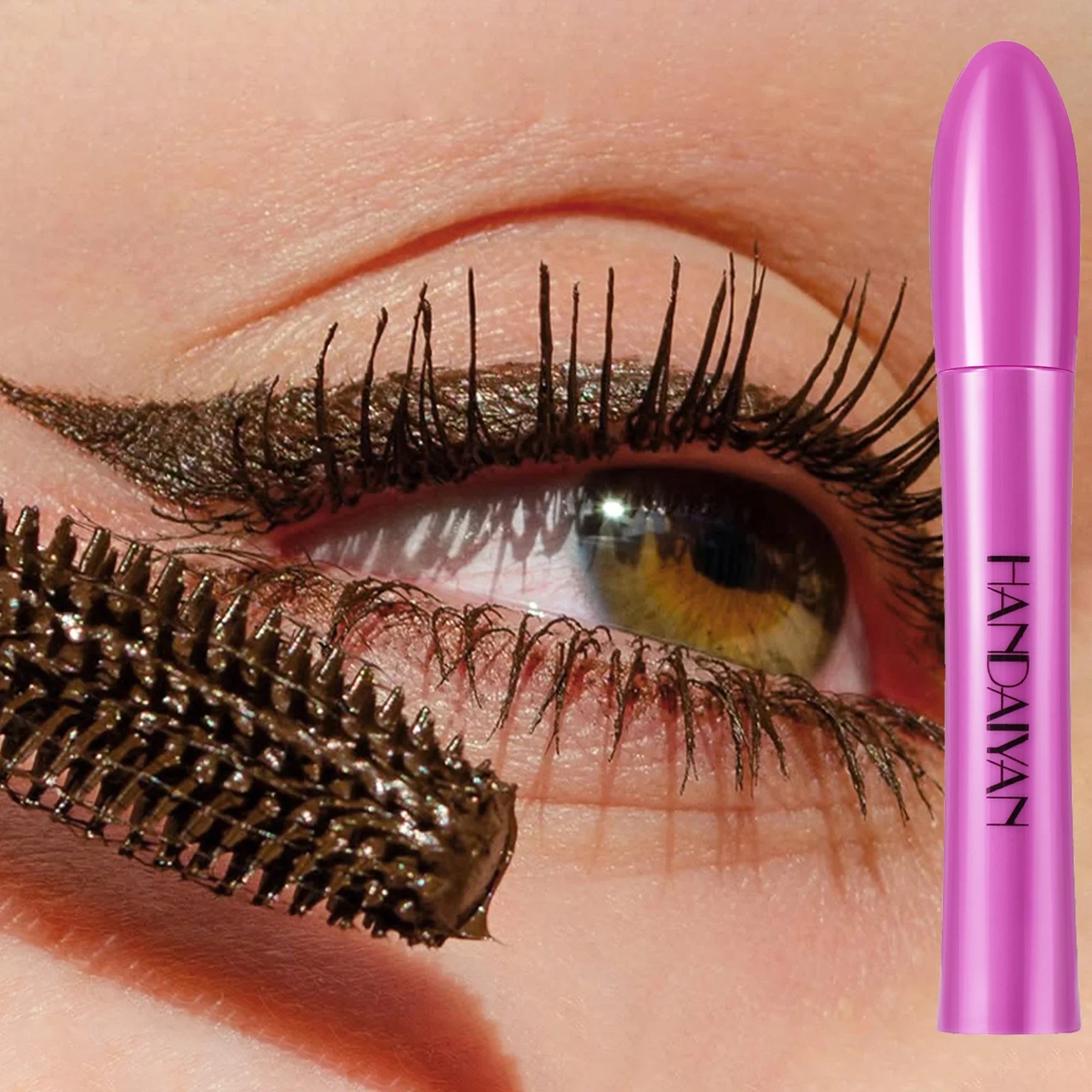 10 Color Waterproof Volumizing Mascara Smudge-Proof Curling Long-Lasting Sapphire Blue Pink Mascara for Bold Eye Look Cosmetics