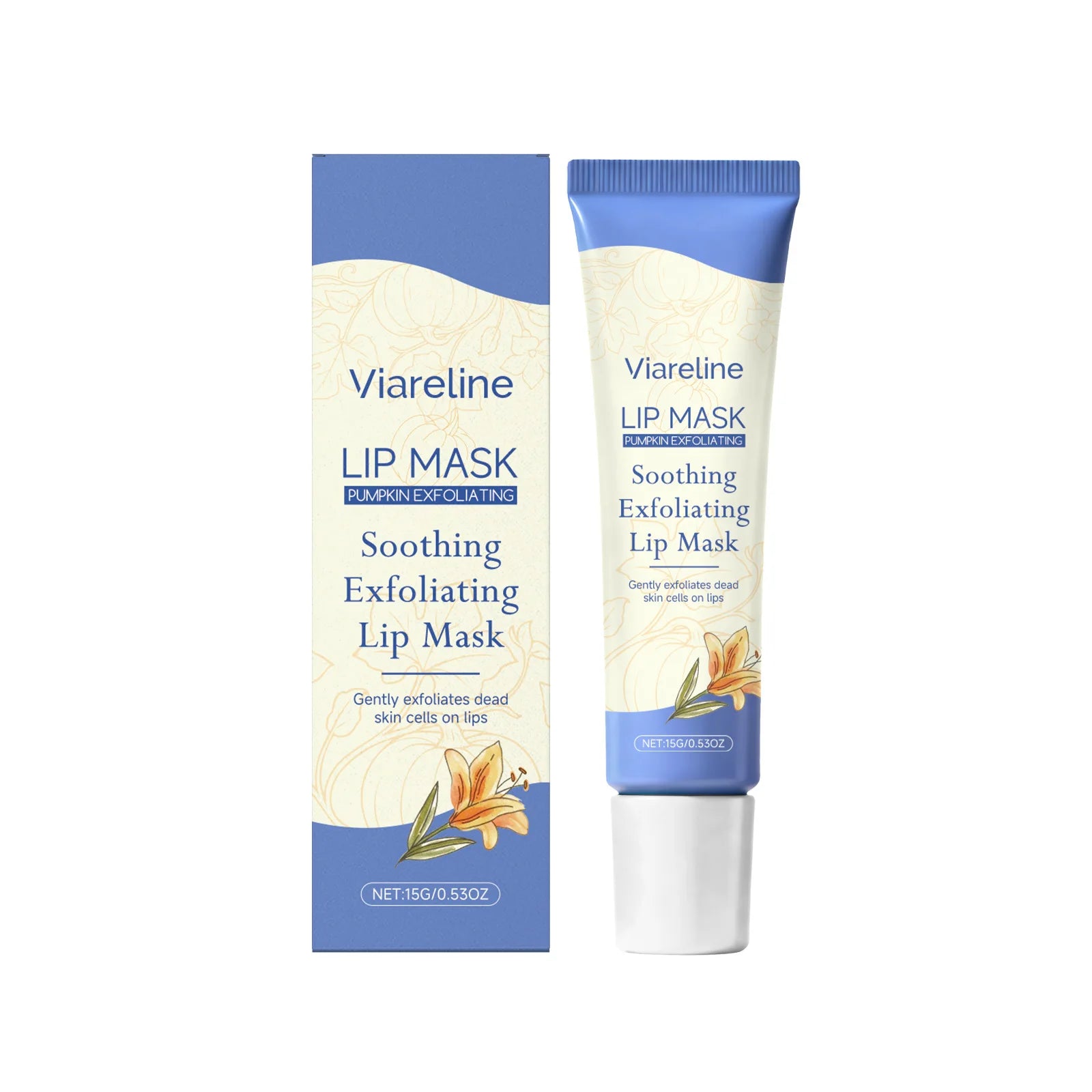 VIARELINE Lip Nourishing Mask Deep Hydration Exfoliate Brighten Skin Relieve Dryness Prevent Cracking Maintenance Lip Sooth Mask