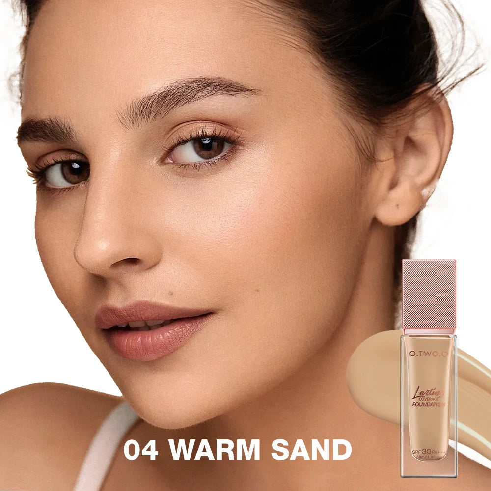O.TWO.O Liquid Foundation | Matte, Moisturizing, Oil-Control, Long-Lasting, Waterproof Makeup