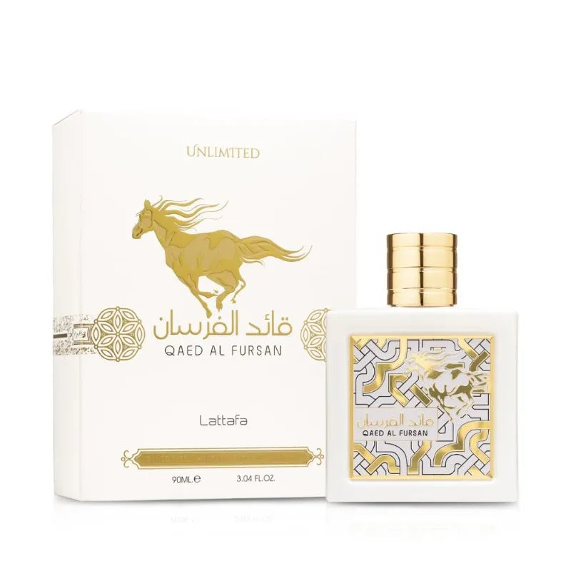Lattafa Qaed Al Fursan for Men Eau de Parfum Spray, 3.04 Ounce