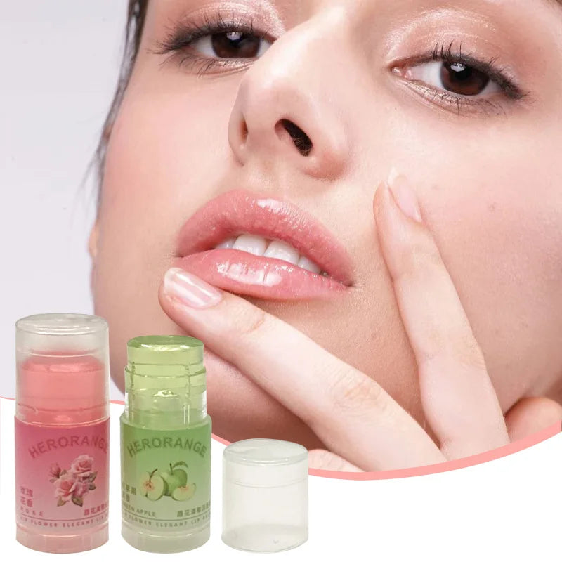 Herorange Lip Balm: Elegant and Moisturizing, Deeply Hydrating, Prevents Chapped Lips, a Must-Have for Autumn and Winter, Improves Lip Lines, Tinted Version, Naturally Enhances Makeup, Perfect for Daily Use and Commuting.