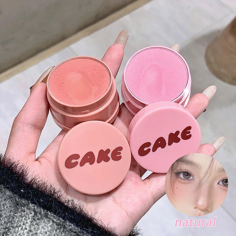 Blush Powder Palette Mashed Potato Natural Matte Brighten Skin Milk Peach Pink Purple Apricot Rubor Rouge Blusher Korean Makeup