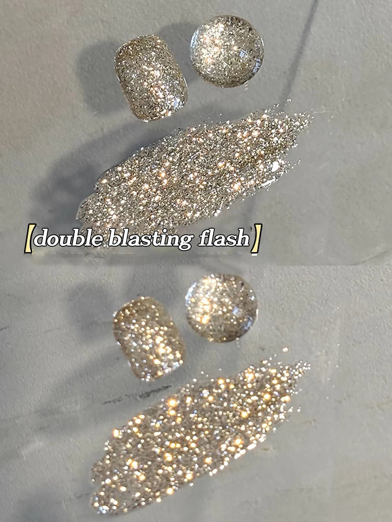 MIANEL1-12pcs 12ML Pink Blue White Green Series With Explosive Glitter Gel Nail Polish, Popular Yun Brocade Diamond Gel Polish