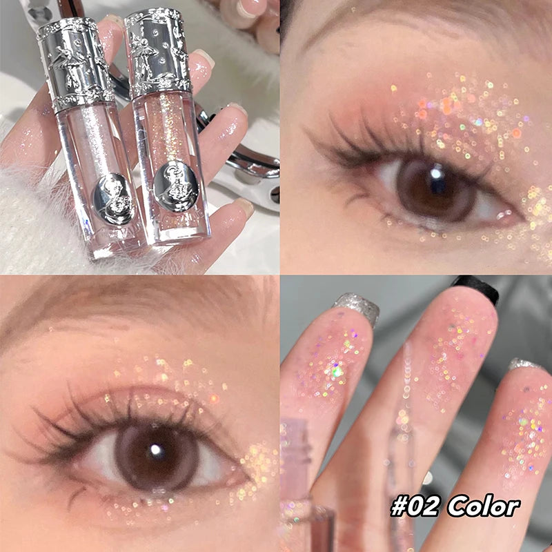 Art Value Balletism Glitter Liquid Eyeshadow Pearlescent Sequins Pearly Sparkling High Gloss Eyeliner Lying Silkworm Makeup