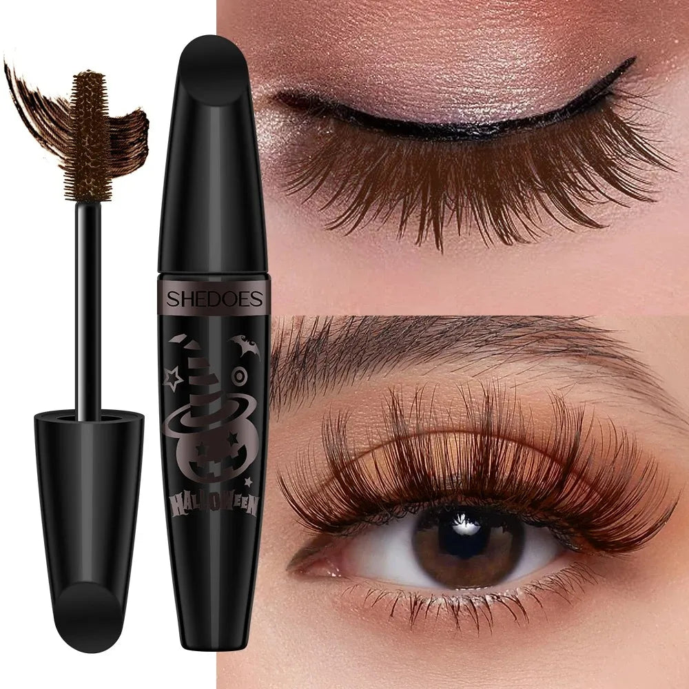 10 Color Waterproof Volumizing Mascara Smudge-Proof Curling Long-Lasting Sapphire Blue Pink Mascara for Bold Eye Look Cosmetics