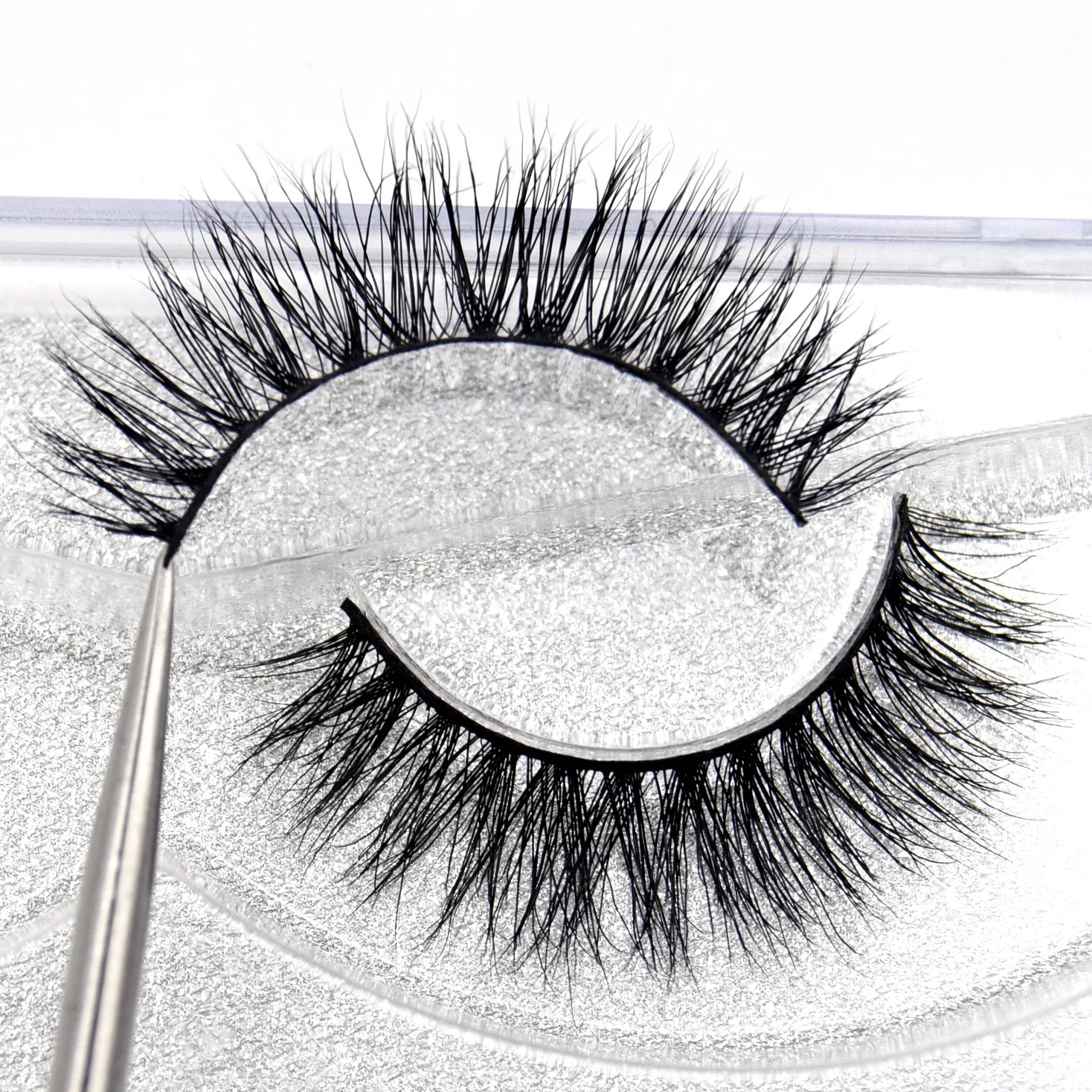 Visofree Eyelashes 3D Mink Lashes Soft Natural Handmade Cruelty Free Mink Eyelashes Lightweight Full Strip Cilios Posticos D23