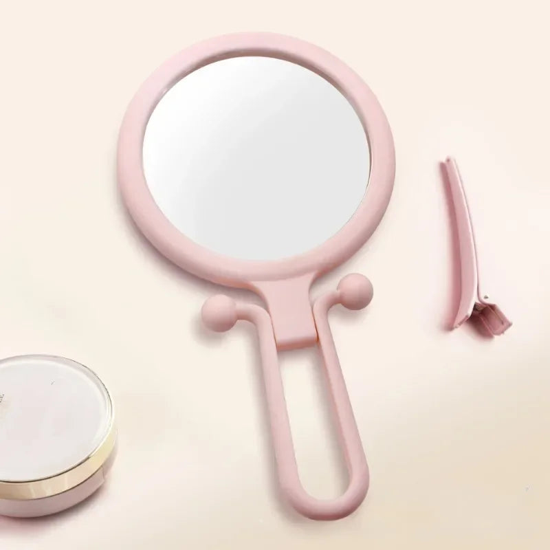 2/5/10X Bright Magnifying Makeup Mirrors Handheld Vanity Mirror Folding Hand Mirror Pocket Mirror Compact Mirrors Make Up Tools