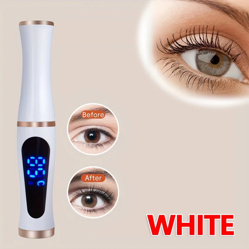 2025 New Electric Heated Eyelash Curler USB Powered Lash Curling Tool Natural Look Beauty Supplies for Home Travel Use