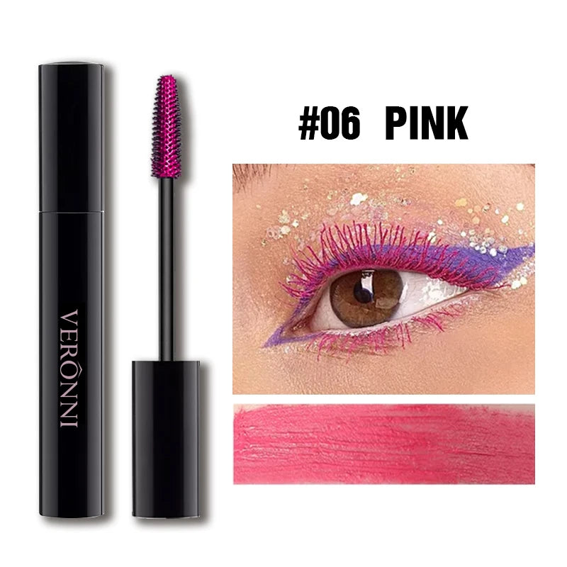 3D Mascara Lengthening Black Lash Eyelash Extension Eye Lashes Brush Beauty Makeup Long-wearing Gold Color Mascara