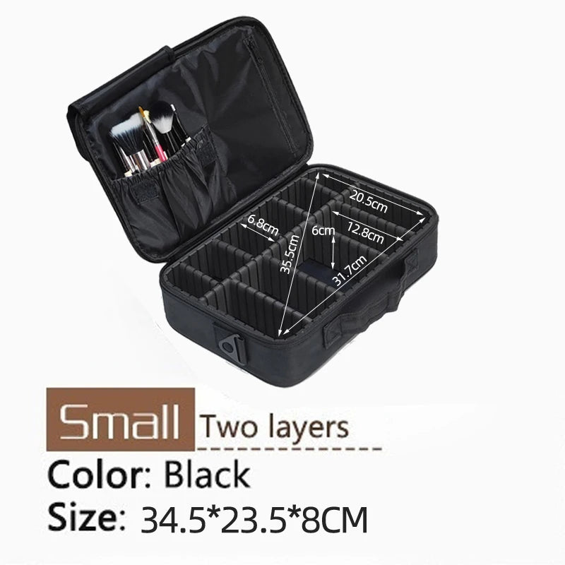 New Oxford Cloth Makeup Bag For Women Professional Large Capacity Travel Cosmetic Case