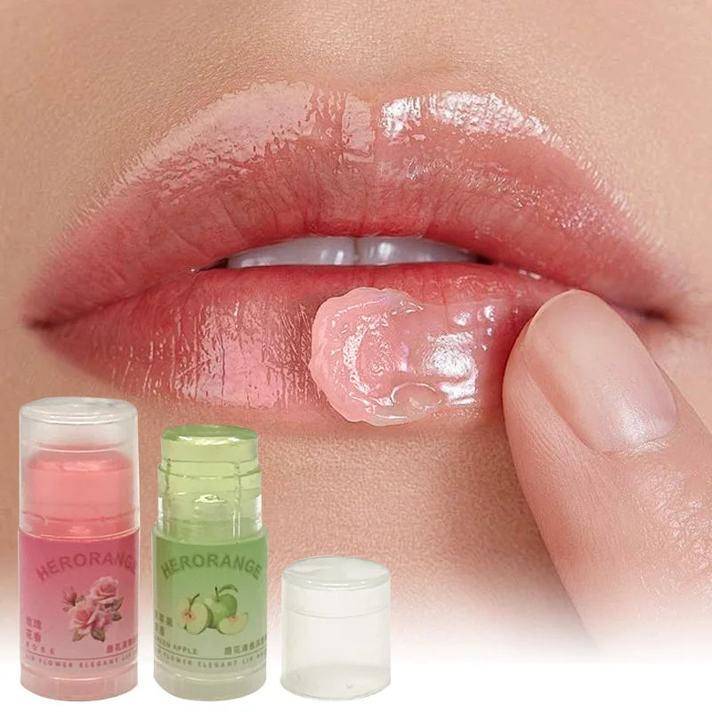 Herorange Lip Balm: Elegant and Moisturizing, Deeply Hydrating, Prevents Chapped Lips, a Must-Have for Autumn and Winter, Improves Lip Lines, Tinted Version, Naturally Enhances Makeup, Perfect for Daily Use and Commuting.