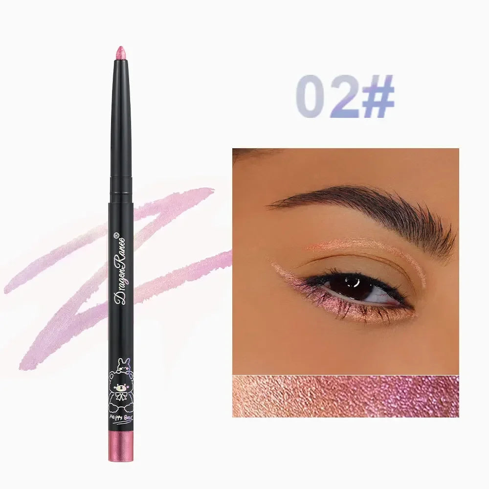 Diamond Shiny Eyeliner Pencil Waterproof Chameleon Eyeliner Gel Metallic Eyeshadow Liner Pearl Gloss Color Aurora Eyes Make up