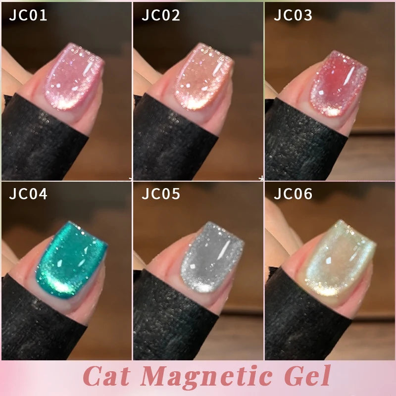 UR SUGAR 15ml Jelly Pink Cat Magnetic Gel Nail Polish Glitter ICE Soak Off Ceramic UV Gel Semi-permanent Nail Supplies Manicure
