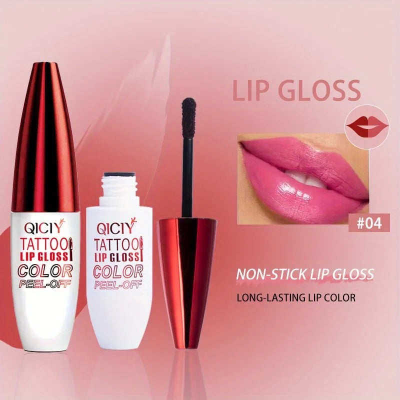 Peel-off Lipgloss Matte Natural Mist Lip Tinted Waterproof Long Lasting Lipstick Makeup Tear Contour Stain Cosmetic