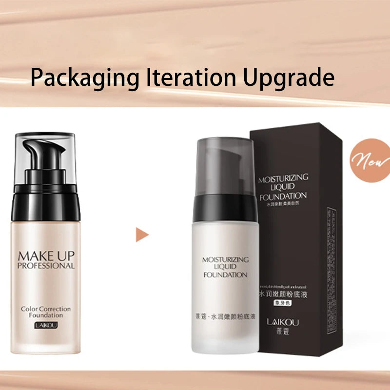 LAIKOU 40g Liquid Foundation | BB Cream, Concealer, Moisturizing, Oil-Control, Whitening, Waterproof Face Makeup Base