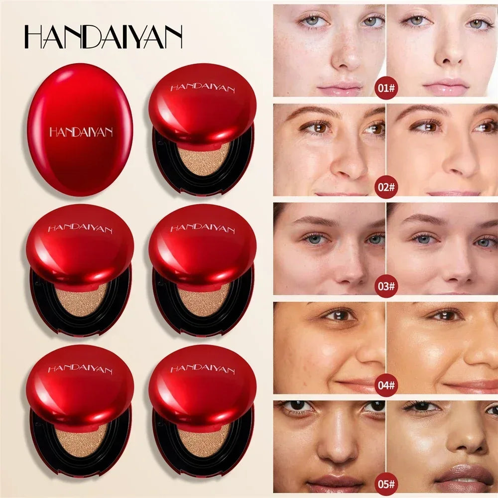 Air Cushion Foundation Light Cream Natural Moisturizing Whitening Oil-control Women Base Long-lasting Makeup Korean Cosmetic
