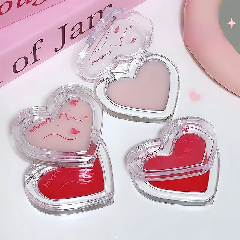 Love Heart Water Light Shimmer Cream Multiuse Natural Rose Pink Blush Clear Transparent Face Brighten Contour Body Highlighter
