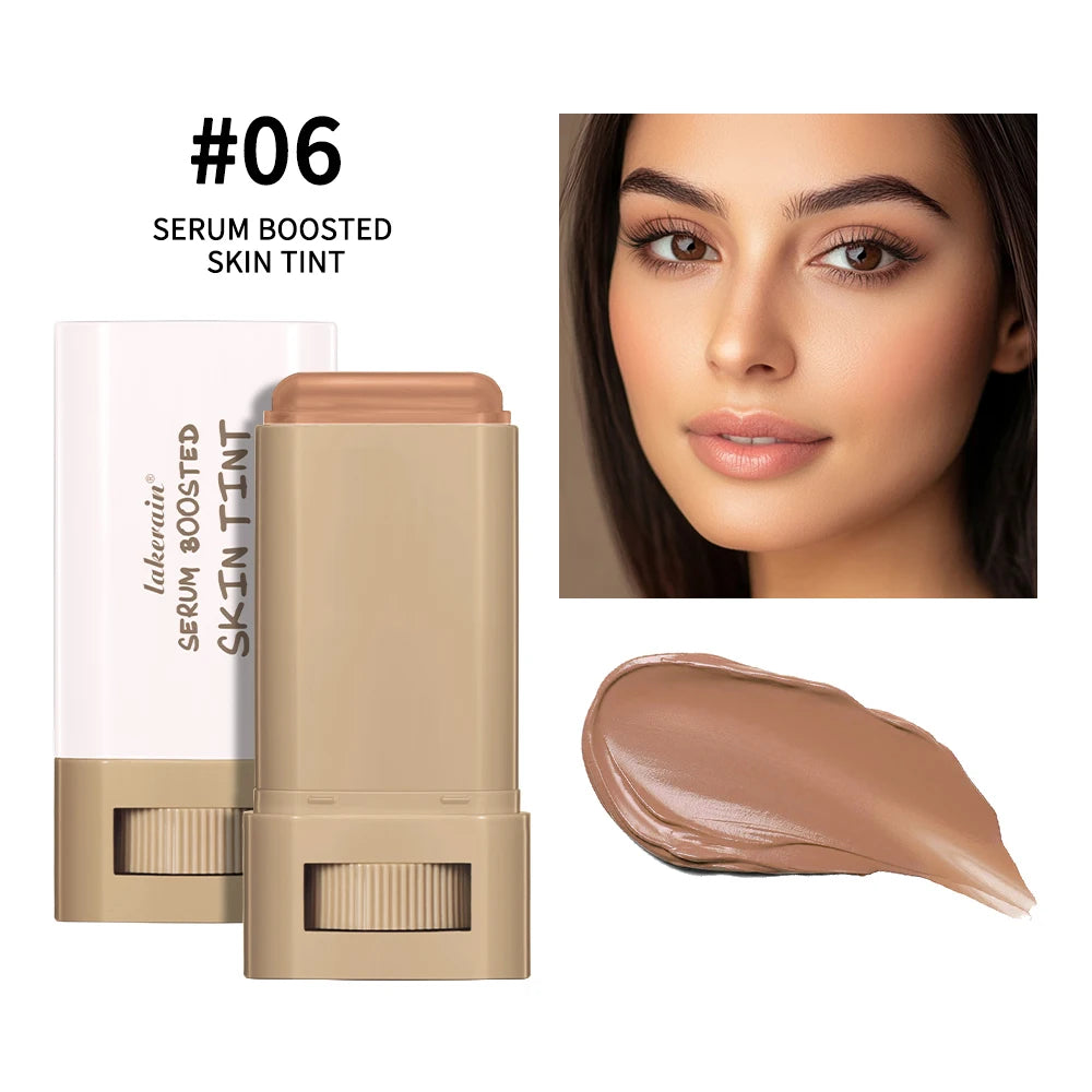 Skin Tint Stick Waterproof Nourishing Solid Tinted Serum Foundation Skin Tint Balm Face Tinted Face Stick Makeup