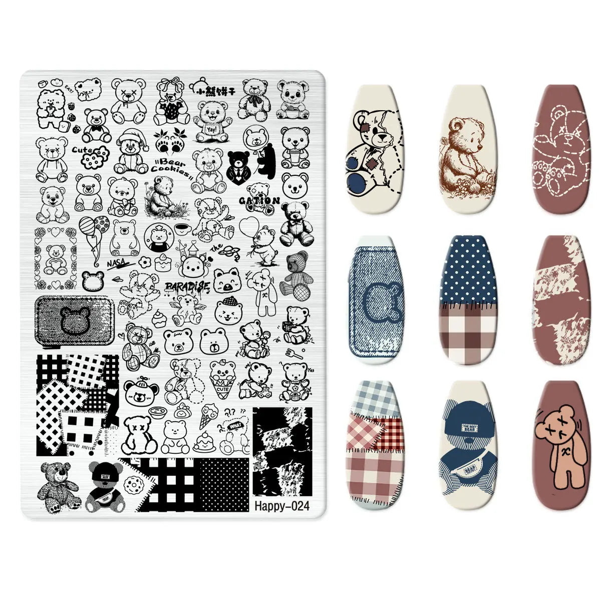Maple Leaf Nail Stamping Plates Autumn Winter Leaves Design Polish Stencil Nail Printing Stamp Image Manicure Mold Stencil Tool