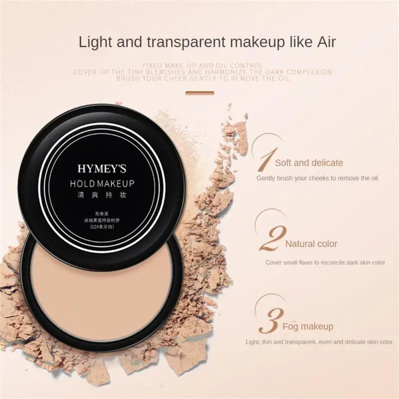 Velvet Matte Honey Pressed Powder Lightweight Breathable Powder Oil Control Long Lasting Waterproof Facial Makeup Powder