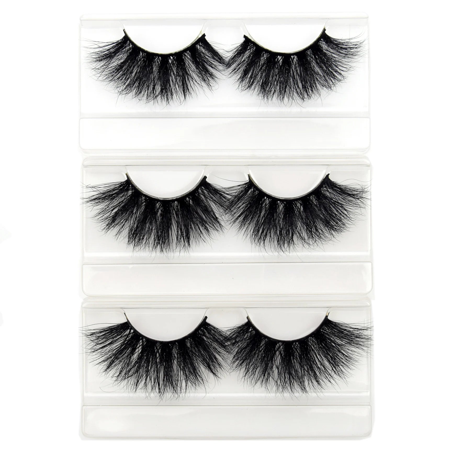 Visofree Eyelashes 3D Mink Lashes Soft Natural Handmade Cruelty Free Mink Eyelashes Lightweight Full Strip Cilios Posticos D23