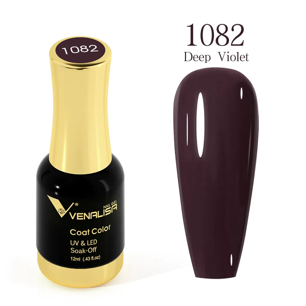 #1004 VENALISA Nail Gel Polish Hema TPO Free Semi Permanent Jelly Nude Pink Color Soak Off UV LED Ultra Diamond Varnish 12ml