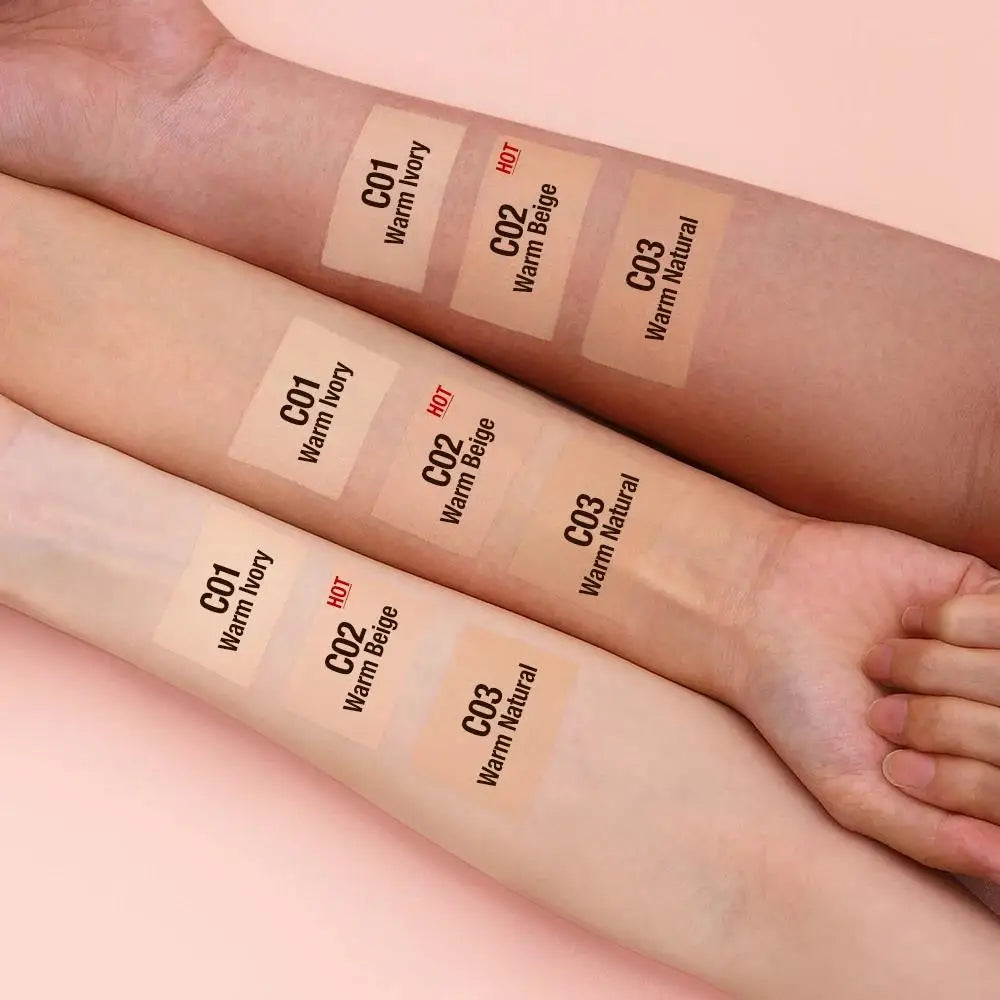 30ml Liquid Foundation Cream, Full Coverage, SPF30, Waterproof, Long-Lasting Matte Base Makeup