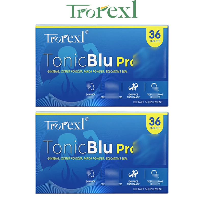 Natural Oyster & Ginseng Blue Pills Male Enhancing Supplement Support Energy & Stamina 36-360 Tablets